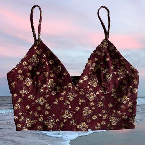 Forever 21 Floral Crop Top